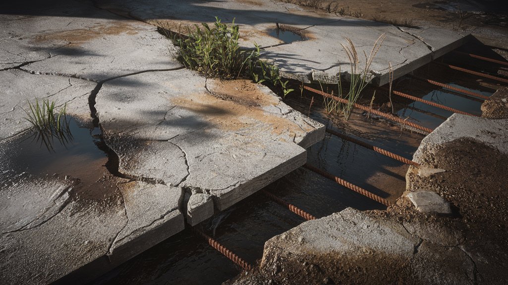 concrete integrity through drainage
