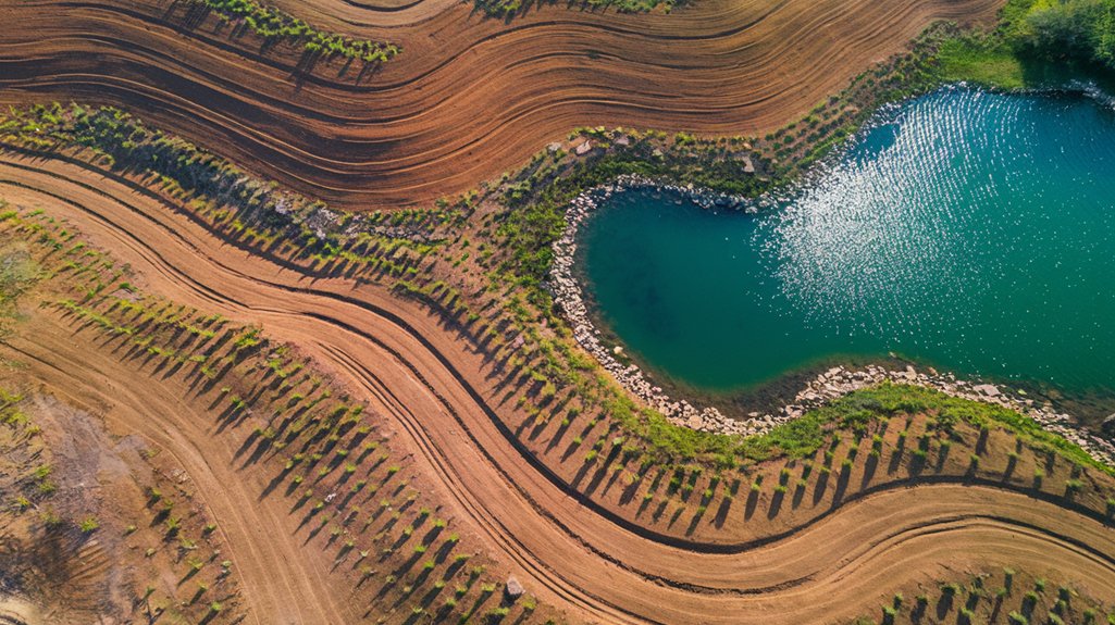 drainage and water management in hill country