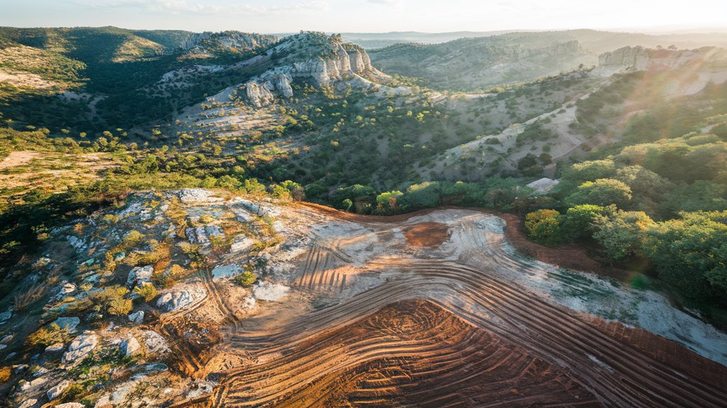 site preparation in the Texas Hill Country
