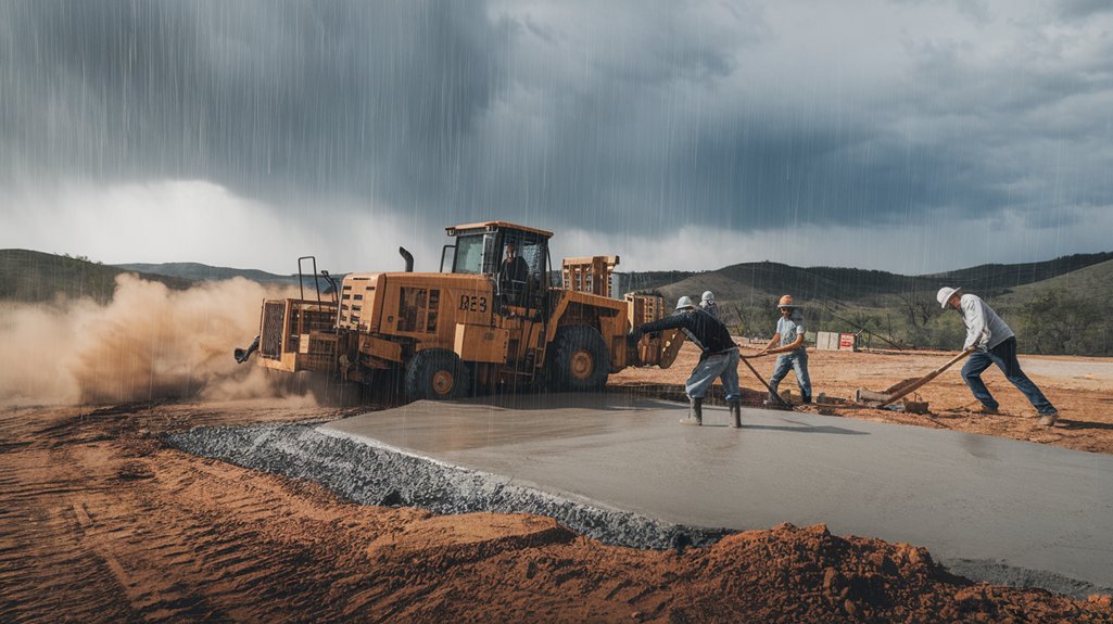 weather impacts construction timelines