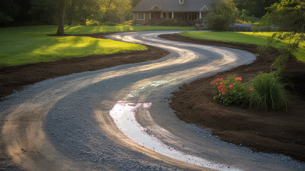 driveway grading prevents erosion