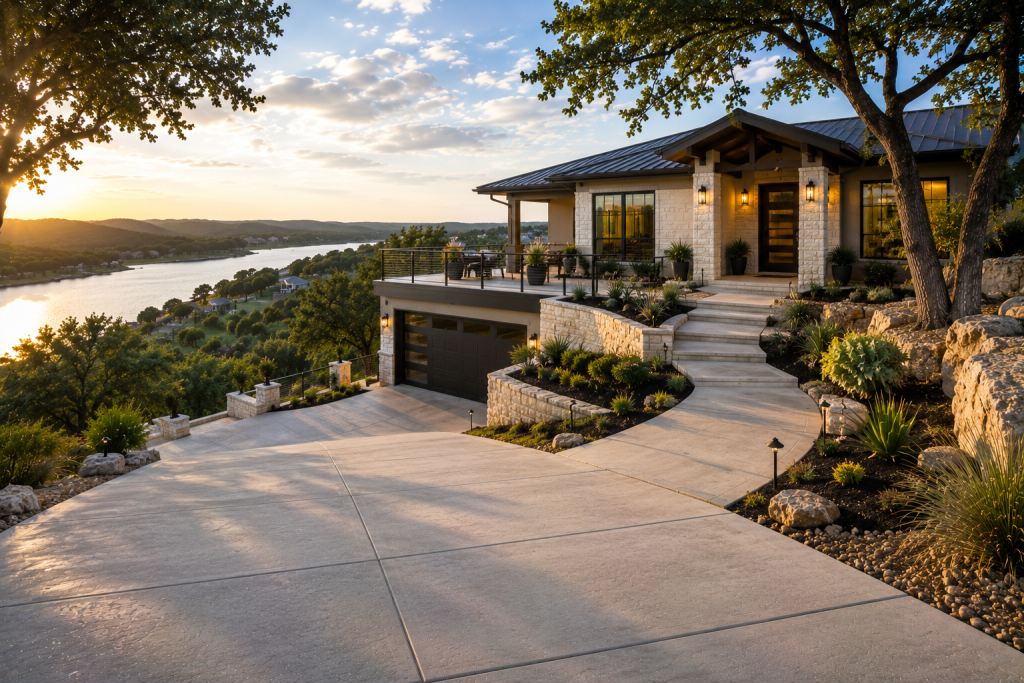 concrete contractors Briarcliff TX