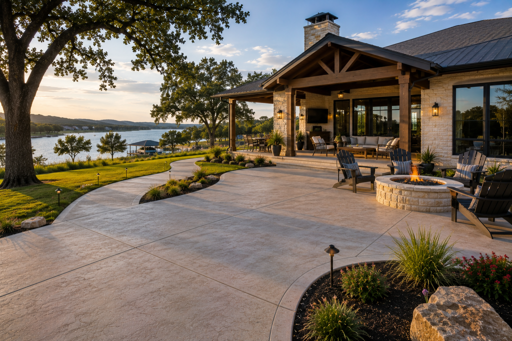 Concrete Services Cottonwood Shores TX